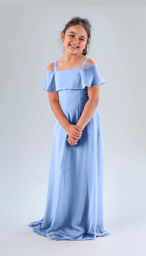Kennedy Blue Nica Junior Bridesmaid Dress Cornflower Kennedy Blue Nica Junior Bridesmaid Dress Cornflower