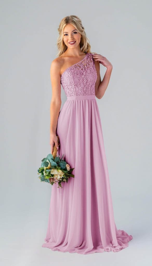 Shannon Lace One Shoulder Bridesmaids Dress