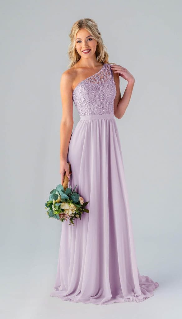 Shannon Lace One Shoulder Bridesmaids Dress