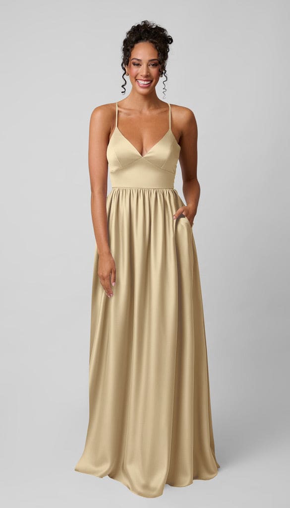 Sloane Luxe Satin Adjustable Fit Bridesmaids Dress | Kennedy Blue Sapphire Sloane Luxe Satin Adjustable Fit Bridesmaids Dress | Kennedy Blue Sapphire