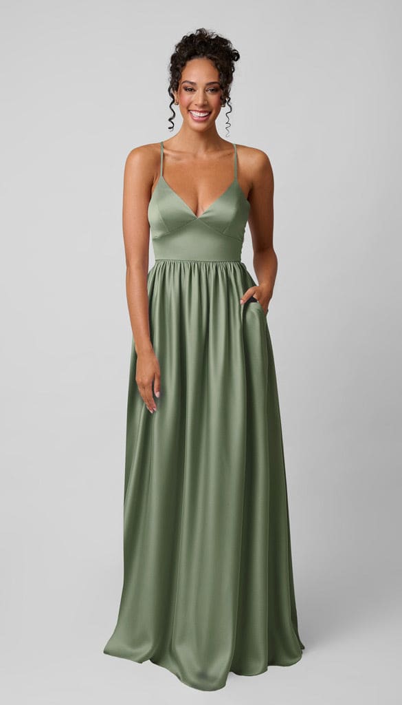 Sloane Luxe Satin Adjustable Fit Bridesmaids Dress