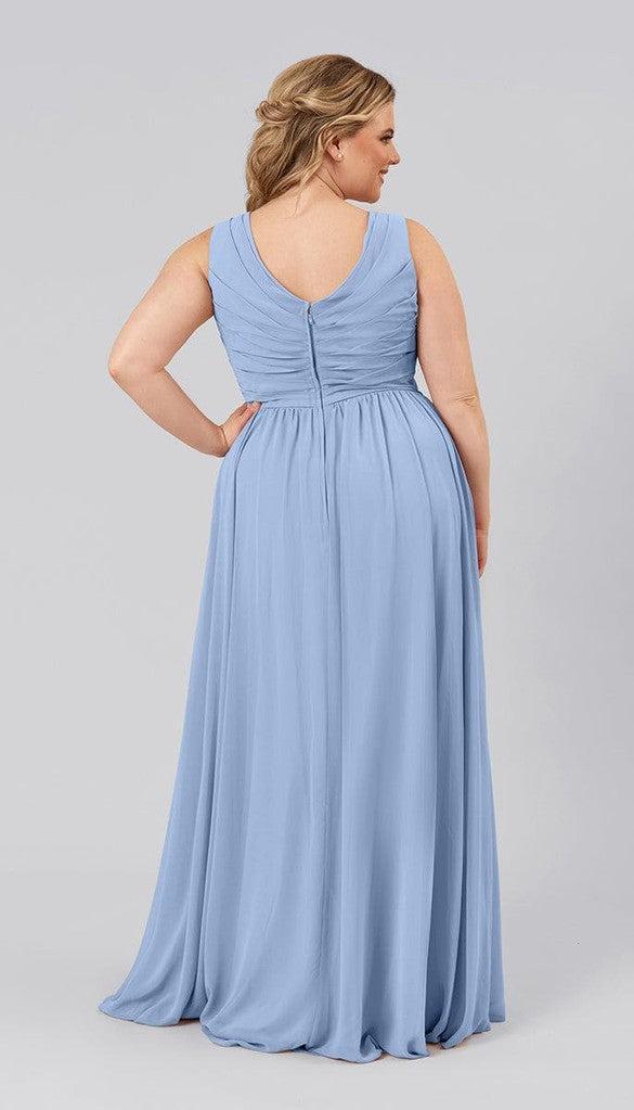 plus size blue bridesmaid dresses Brittany Ready to Ship Structured Bridesmaids Dress