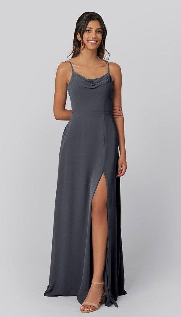 Felicity Adjustable Bridesmaid Dress | Kennedy Blue Silver