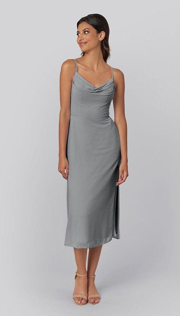 Francesca Short Modern Bridesmaid Dress | Kennedy Blue Amethyst Francesca Short Modern Bridesmaid Dress | Kennedy Blue Amethyst