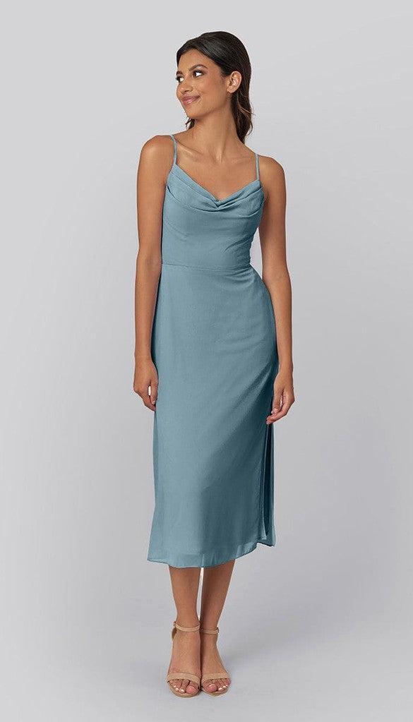 Francesca Short Modern Bridesmaid Dress