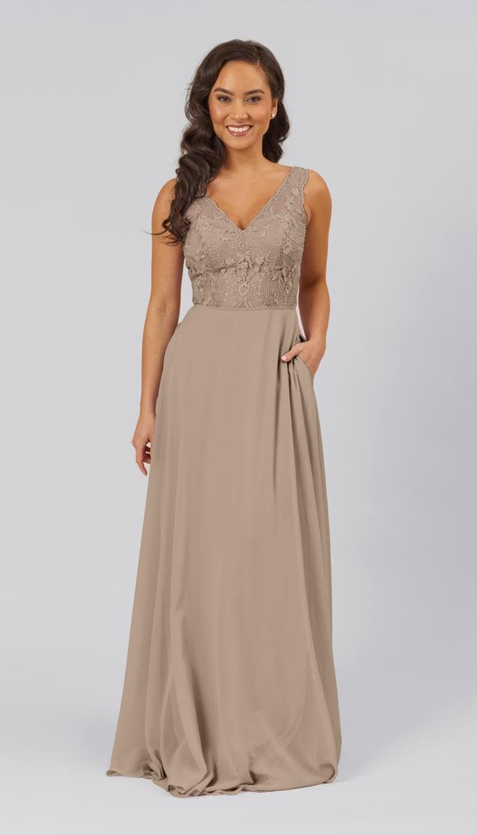 Josie Embroidered Lace Bridesmaid Dress