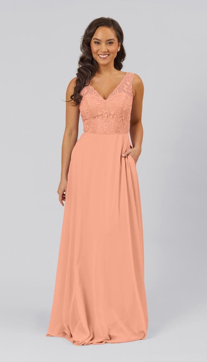 Josie Embroidered Lace Bridesmaid Dress