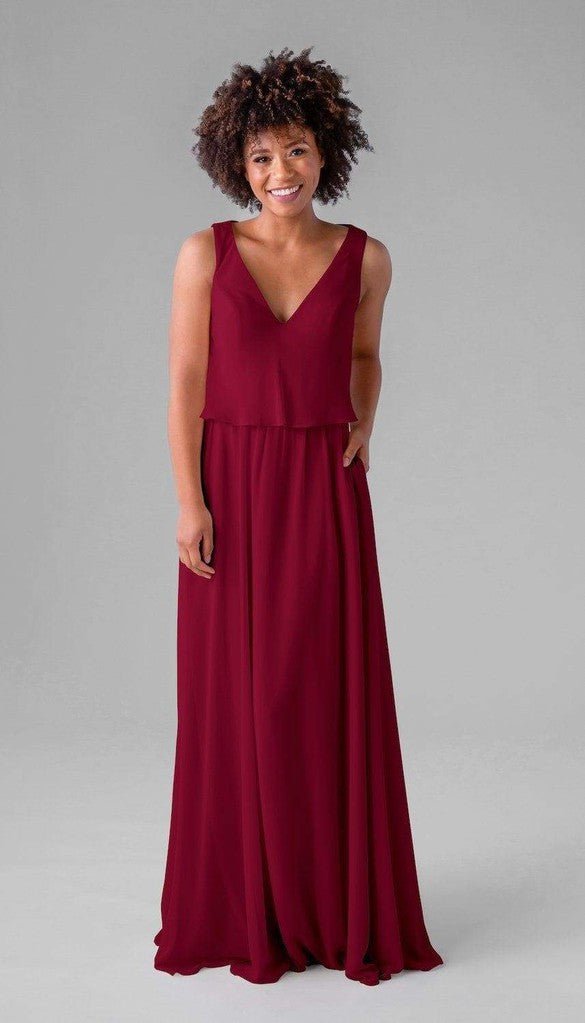 Sale Ready-to-Ship Chiffon Bridesmaid Dress