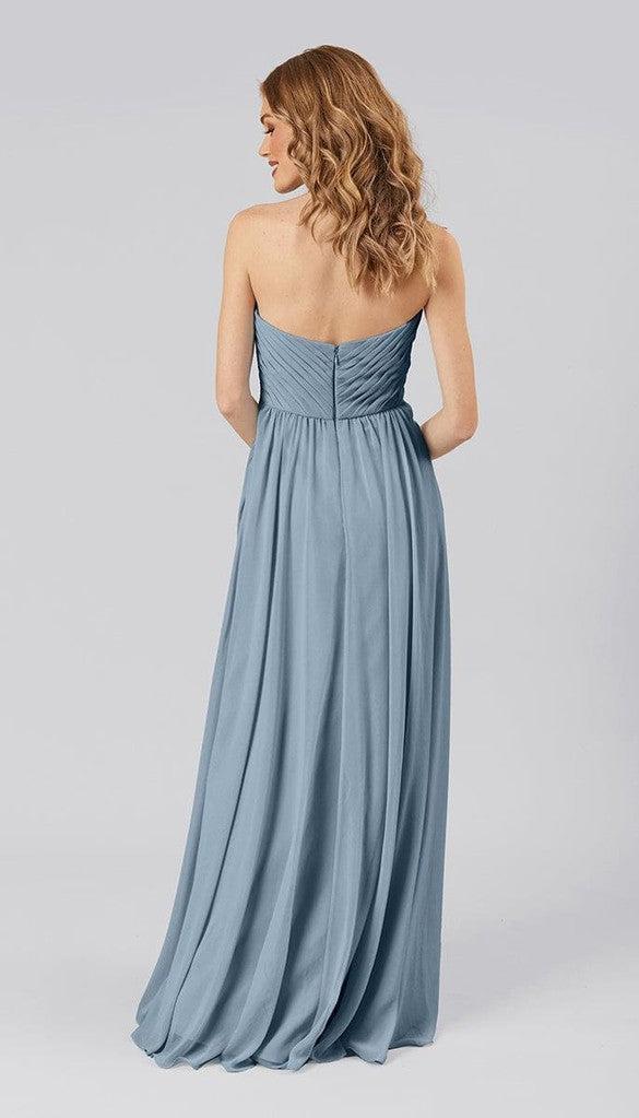 Sale Ready-to-Ship Chiffon Bridesmaid Dress | Kennedy Blue 20 / Silver Sale Ready-to-Ship Chiffon Bridesmaid Dress | Kennedy Blue 20 / Silver