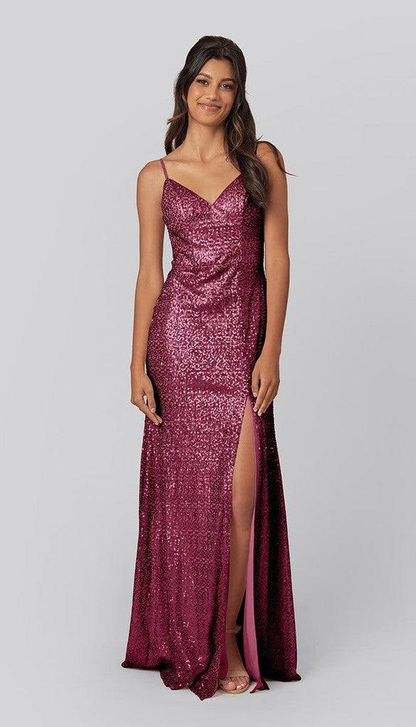 Sale Ready-to-Ship Sequin Bridesmaid Dress | Kennedy Blue 4 / Bordeaux Sale Ready-to-Ship Sequin Bridesmaid Dress | Kennedy Blue 4 / Bordeaux