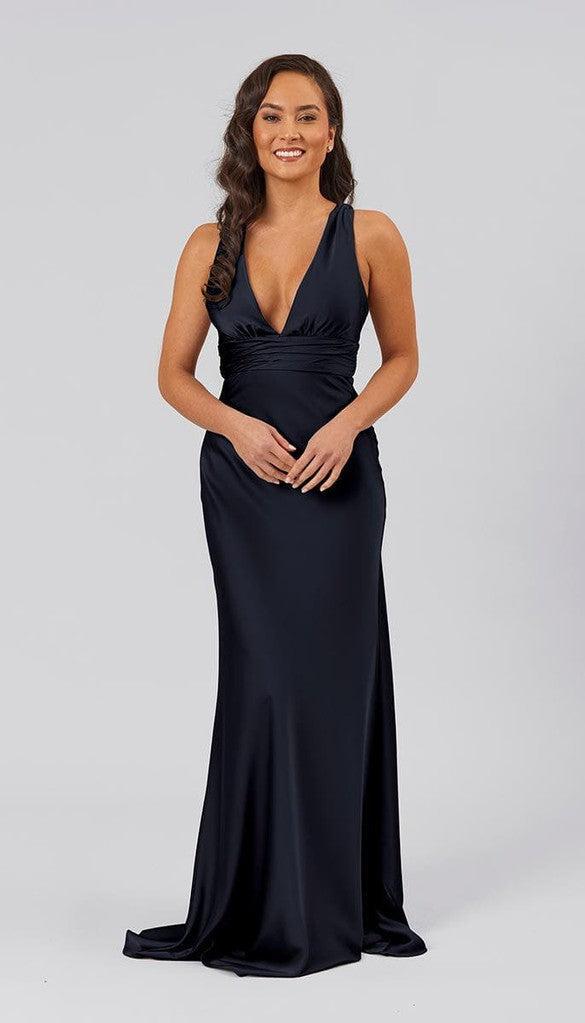 Emery Satin Bridesmaid Dress