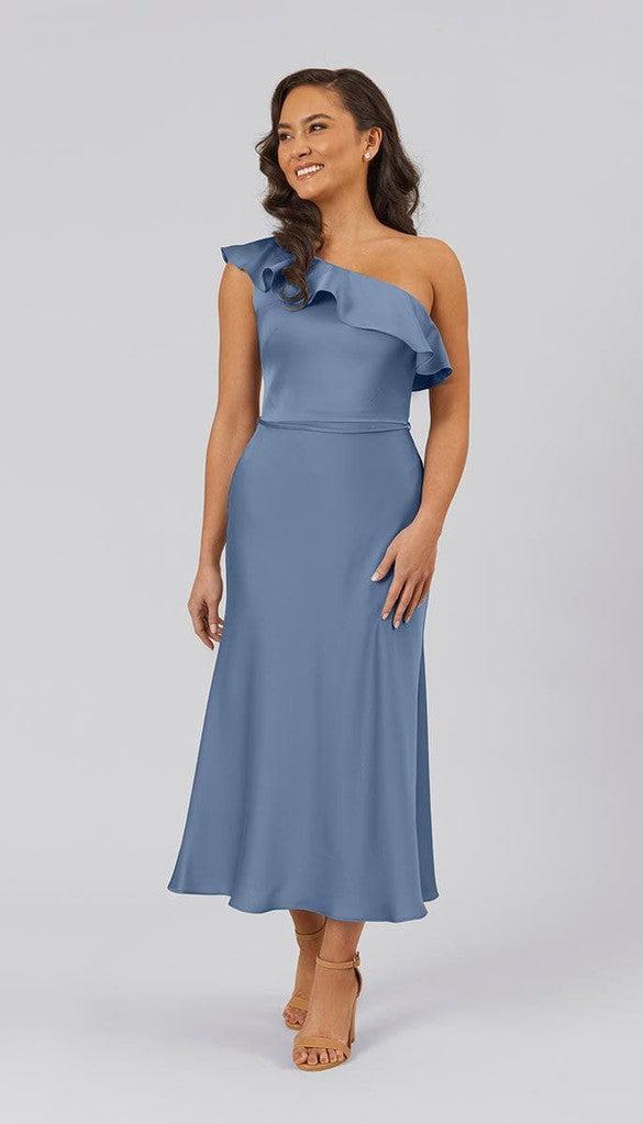 Freya Short Satin Bridesmaid Dress