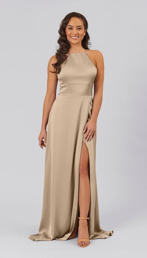 Marnie High Quality Satin Bridesmaid Dress
