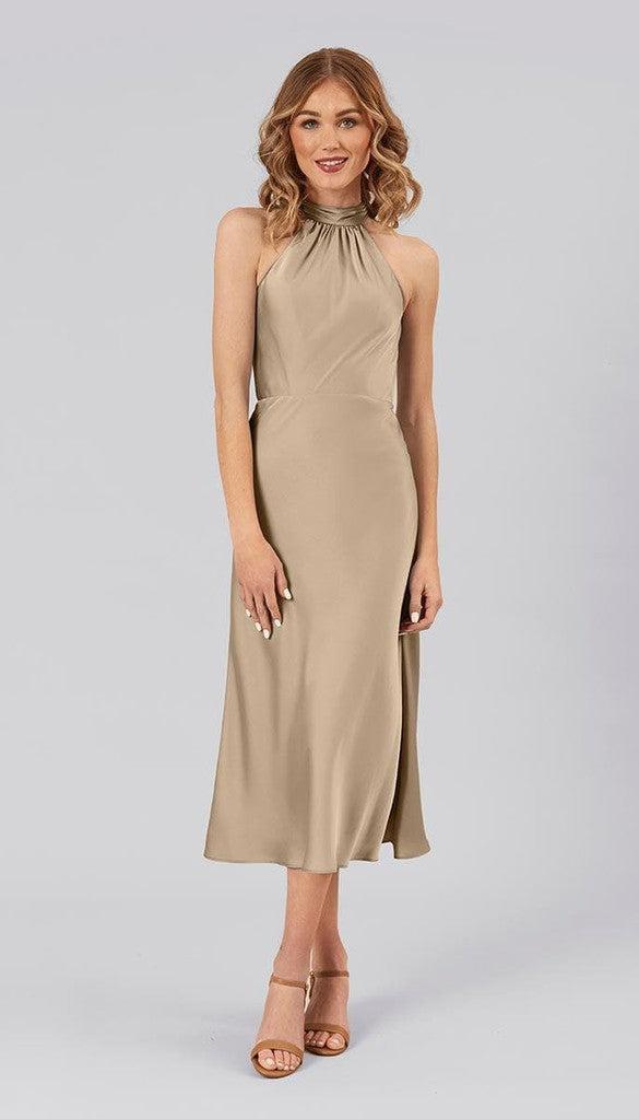 Rowen Ready To Ship Satin Bridesmaid Dress