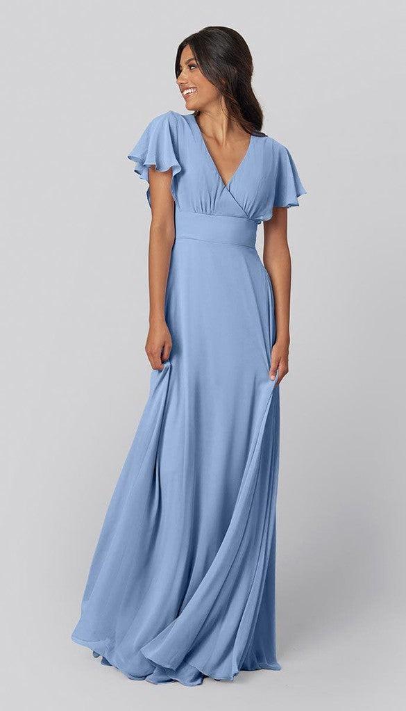 Modest Bridesmaid Dress Kennedy Blue Luca