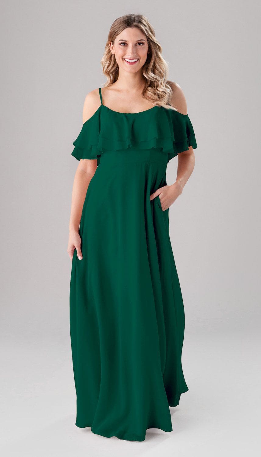 green emerald velvet dress Ella Orange Off Shoulder Formal Dress - US 12