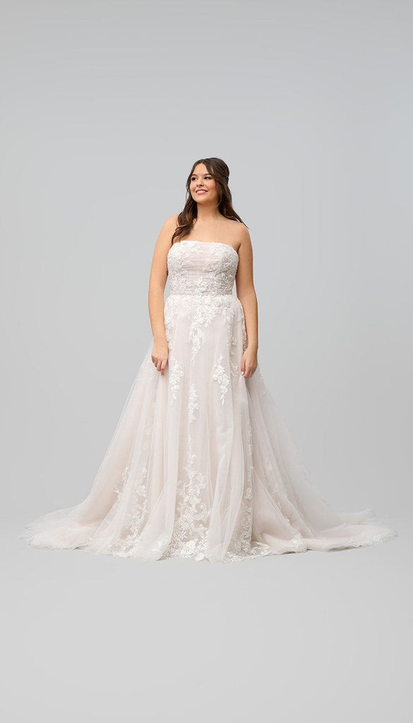 Lace Fit and Flare Wedding Dress