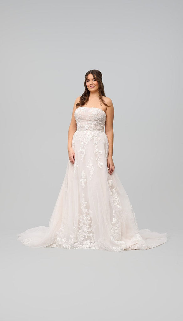 Lace Fit and Flare Wedding Dress