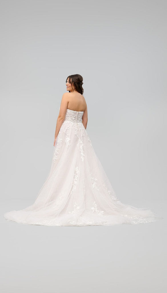 blue plus size wedding dresses Wholesale Plus Size Wedding Dresses with Double V-Neck Floor Length