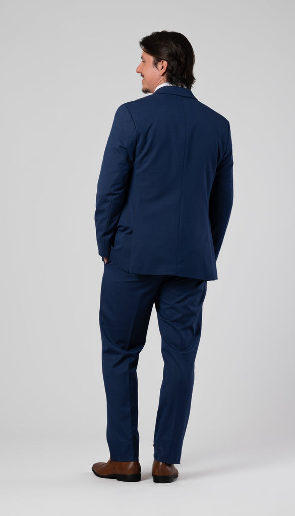 Kennedy Blue | Trim Fit 2 Piece Indigo Mens Suit