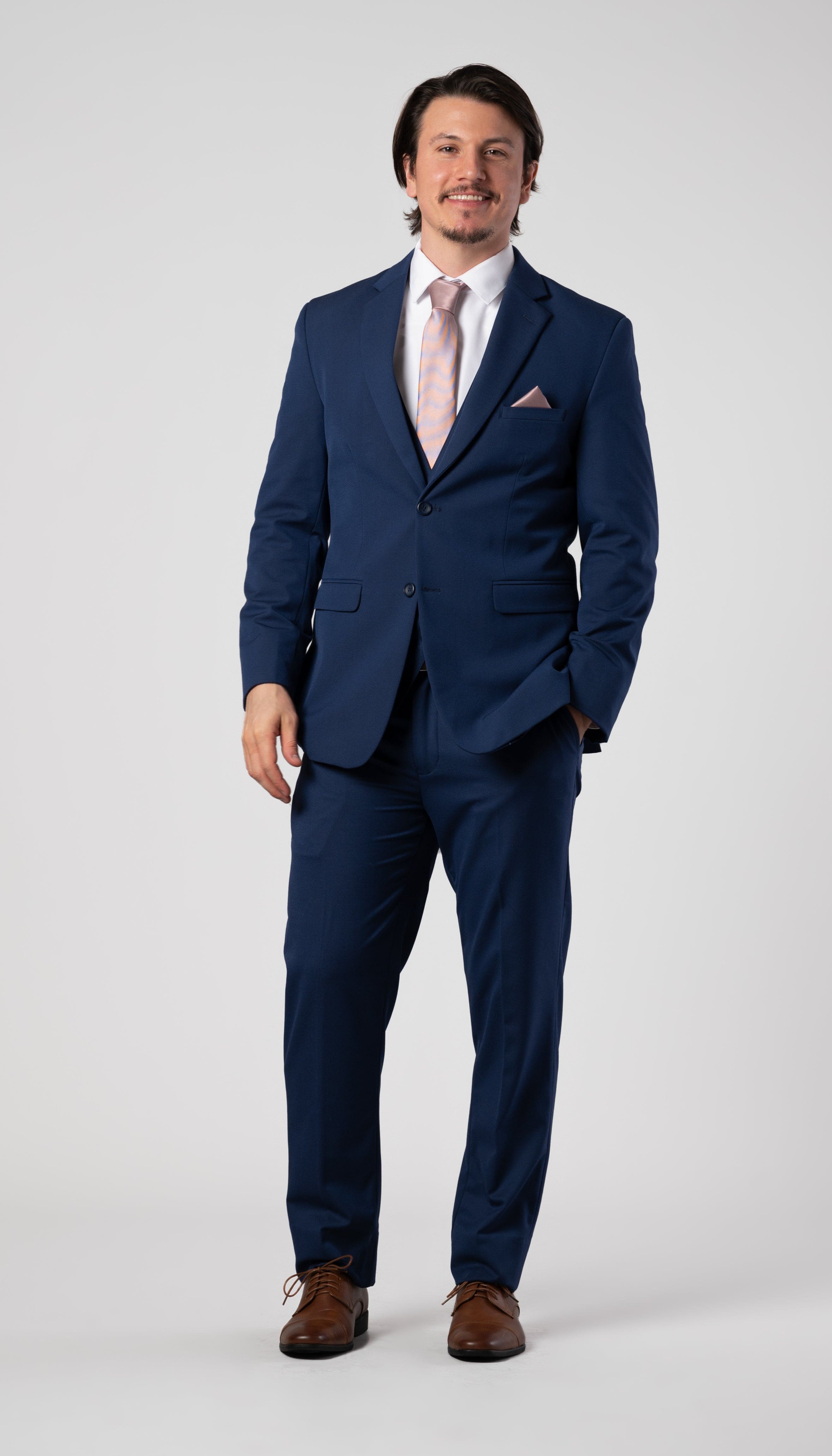 |Kennedy Blue Trim Fit Indigo