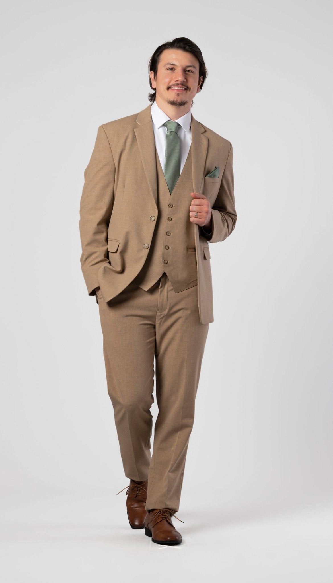 |Kennedy Blue Trim Fit Camel