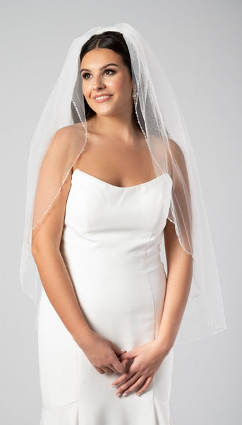 Ella Crystal Edge Veil | Kennedy Blue