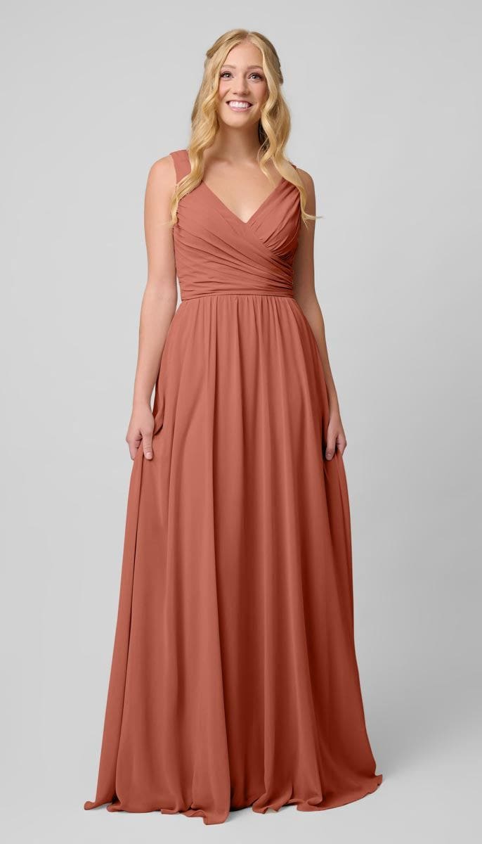 jax and brittany bridesmaid dresses Brittany Platinum Chiffon Bridesmaid Dress