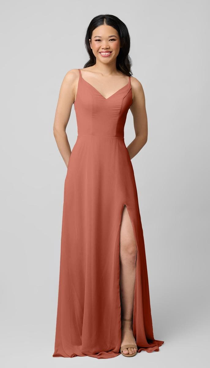 kennedy dress metallic bloom Kimmy Platinum Adjustable Bridesmaids Dress
