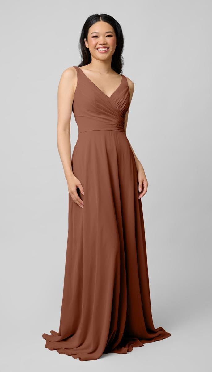 V Neck Bridesmaid Dress