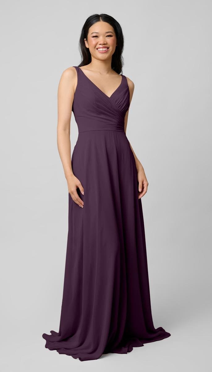 V Neck Bridesmaid Dress