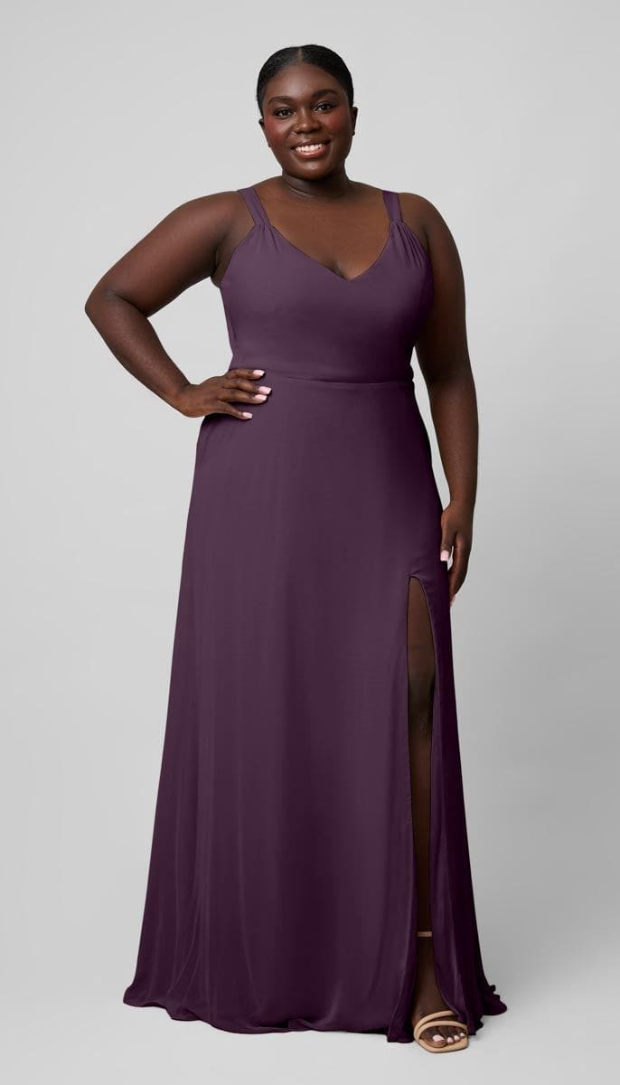 Meg Platinum Clean & Modern Bridesmaid Dress