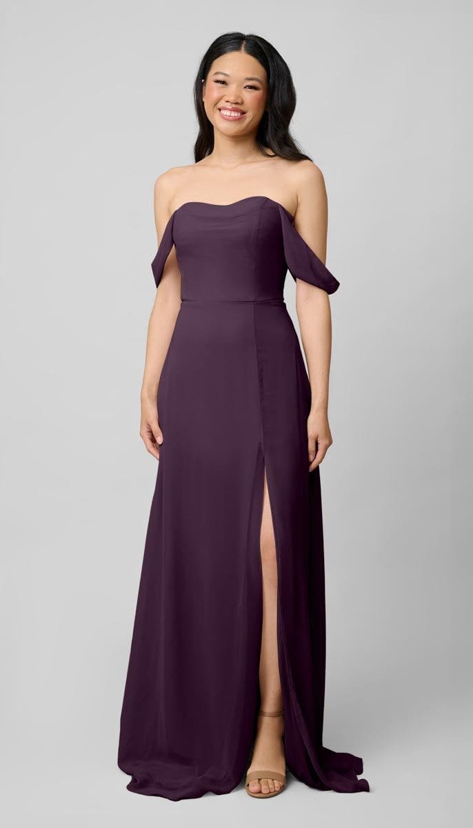 Structured Chiffon Bridesmaid Dress