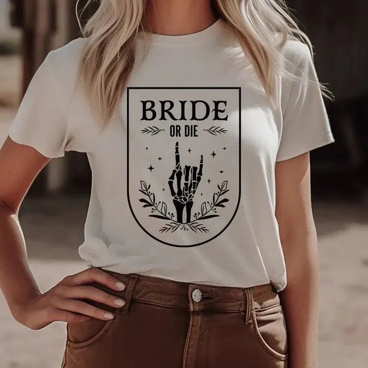|Bride or Die White Shirt