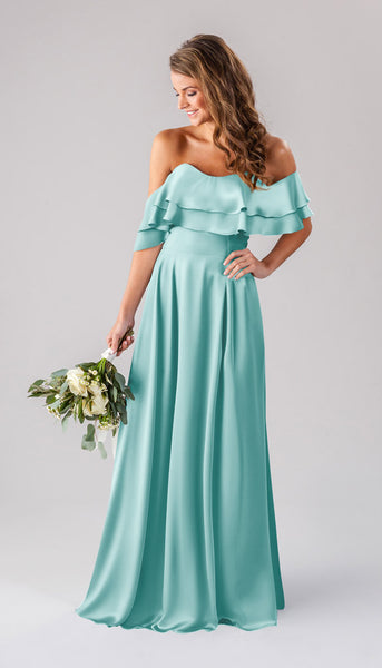 Allison Luxe Satin Convertible Bridesmaid Dress
