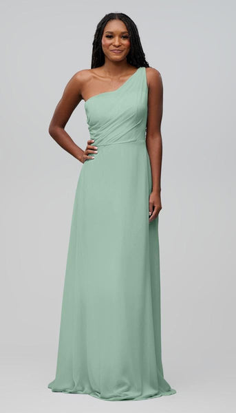 Alma One Shoulder Chiffon Bridesmaids Dress