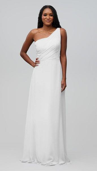 Alma One Shoulder Chiffon Bridesmaids Dress