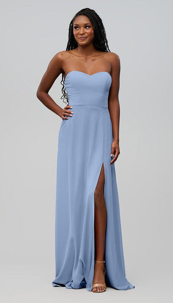 Amy Strapless Modern Bridesmaid Dress | Kennedy Blue Cornflower Amy Strapless Modern Bridesmaid Dress | Kennedy Blue Cornflower