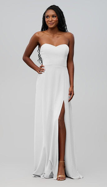 white strapless bridesmaid dress Amy Modern ALEXIA is perfect for NPU-Tine-202408 Elegant Black Emporium Event SIZE:US 6