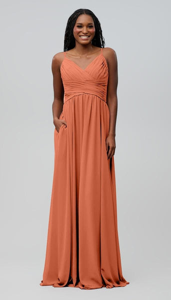 Andrea Chiffon & Lace Bridesmaid Dress | Kennedy Blue
