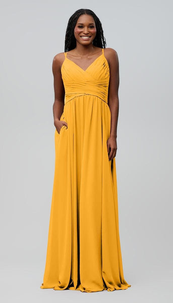 Andrea Chiffon & Lace Bridesmaid Dress | Kennedy Blue