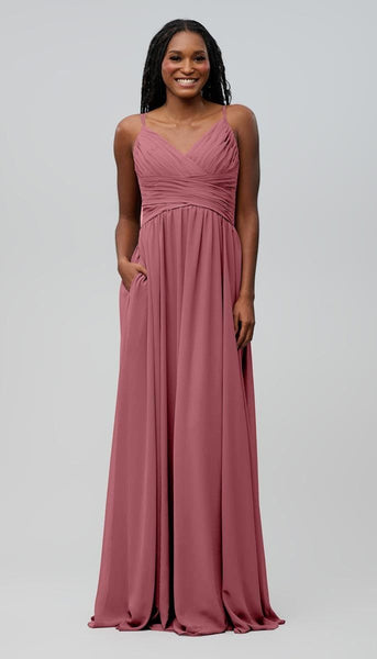 Andrea Chiffon & Lace Bridesmaid Dress | Kennedy Blue