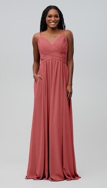 Andrea Chiffon & Lace Bridesmaid Dress | Kennedy Blue Andrea Chiffon & Lace Bridesmaid Dress | Kennedy Blue