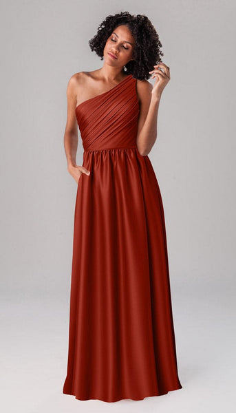 athena bridesmaid dress One Shoulder WOMEN'S CLOTHING Disney Store Ariel Limited Color:SWEET PEA Fitted A
