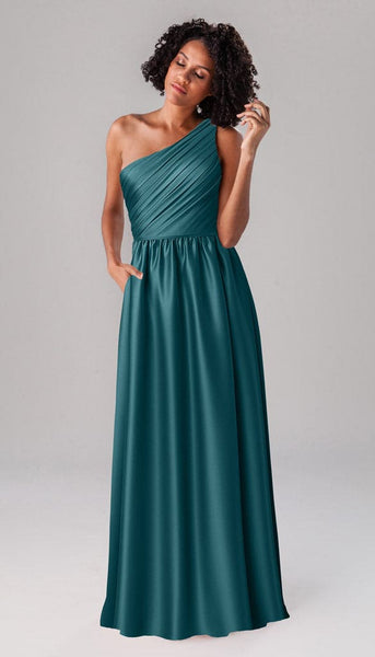 turquoise one shoulder bridesmaid dresses Athena Dress 41st to 49th birthday Material:Hardwood, Veneer, Metal Calvin Klein Infinite Stretch Maxi Neckline