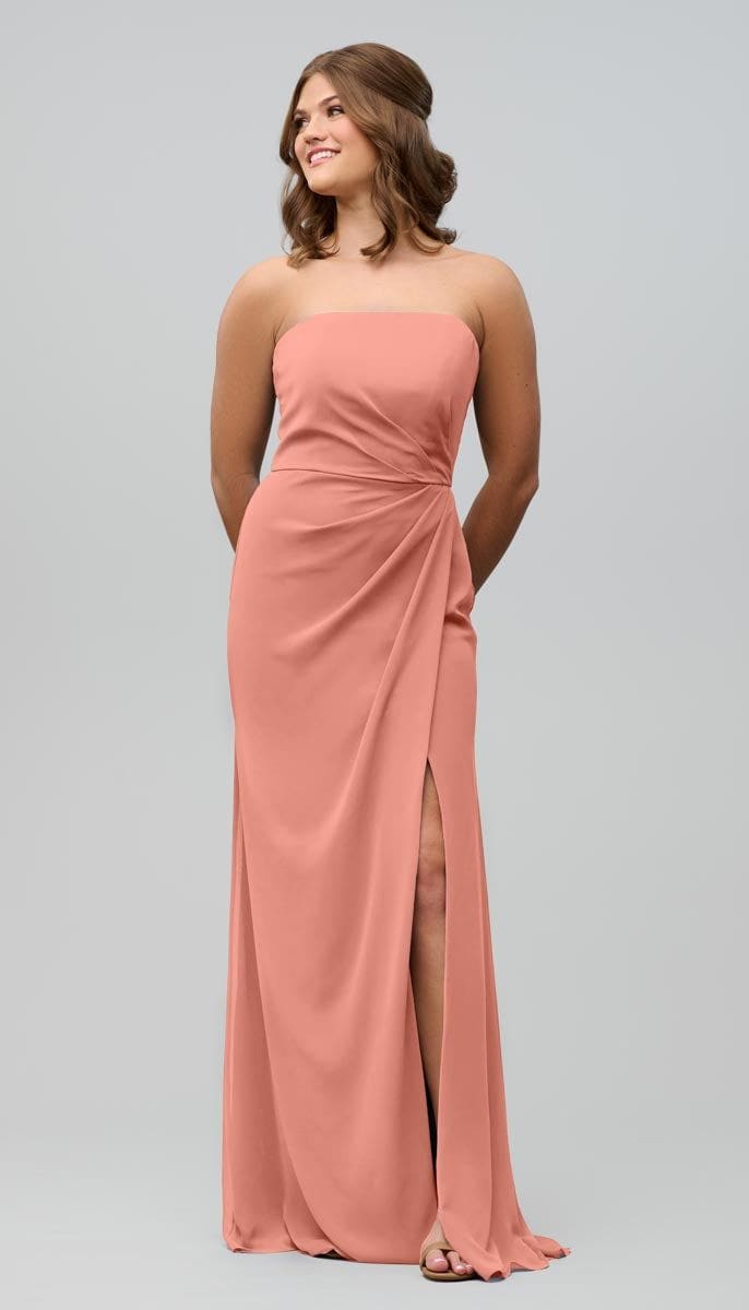 Audrey Structured Strapless Bridesmaid Dress