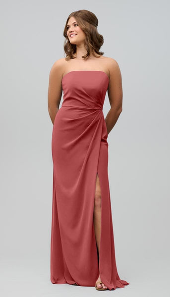 Audrey Structured Strapless Bridesmaid Dress | Kennedy Blue Spice Audrey Structured Strapless Bridesmaid Dress | Kennedy Blue Spice