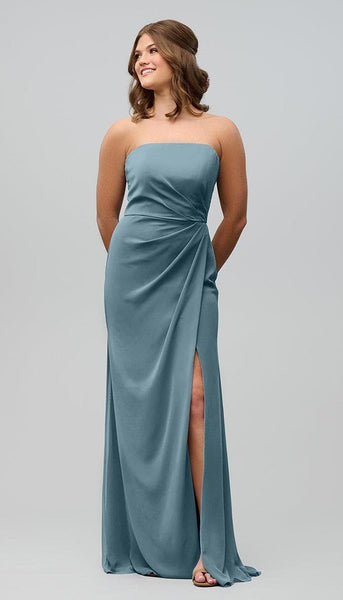 Audrey Structured Strapless Bridesmaid Dress | Kennedy Blue Plum Audrey Structured Strapless Bridesmaid Dress | Kennedy Blue Plum