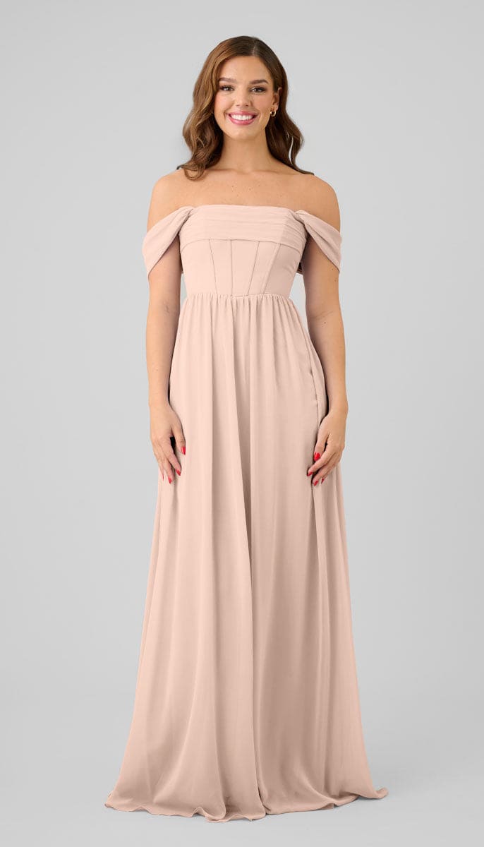 Autumn romantic bridesmaid dress