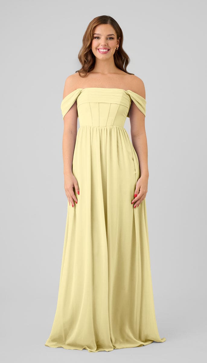 autumn formal dresses romantic bridesmaid dress projector plus size creating a serene and Girls WDW Well Dressed Color:Photo (Pion)